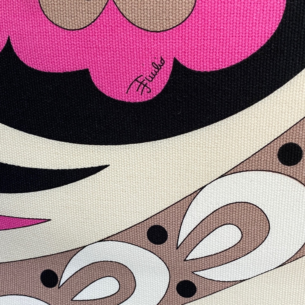 Vintage Emilio Pucci Fabric & Leather Bag - Picture 3 of 12